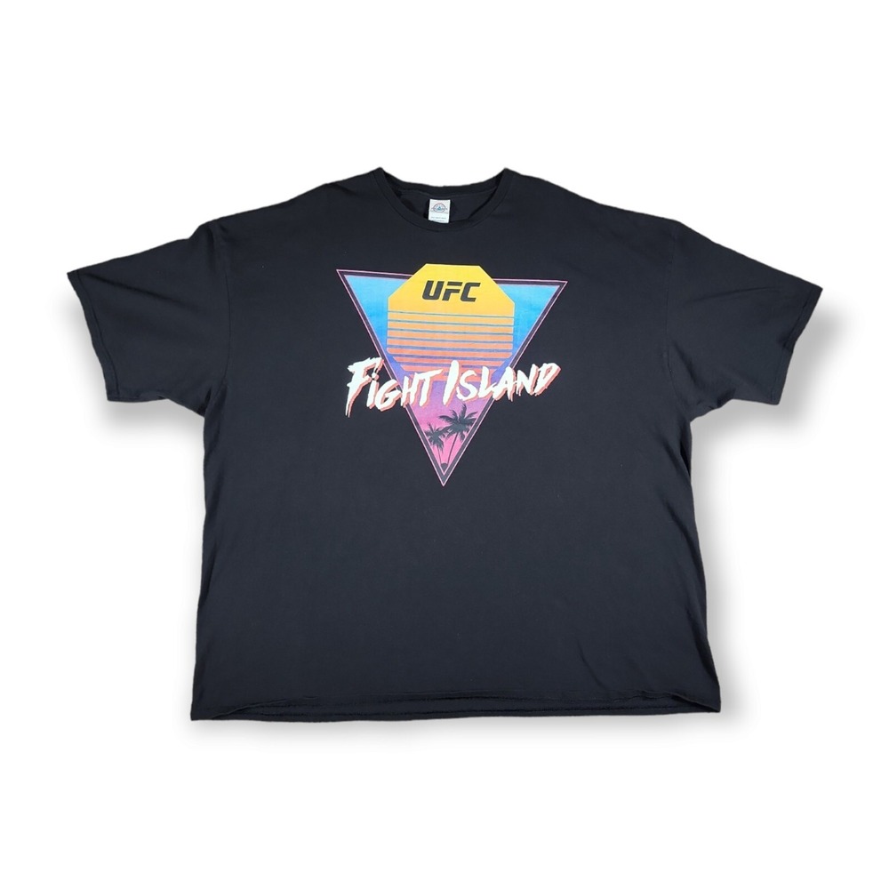 Delta Pro Weight UFC Fight Island Graphic Black T Shirt Men's Size 5XL